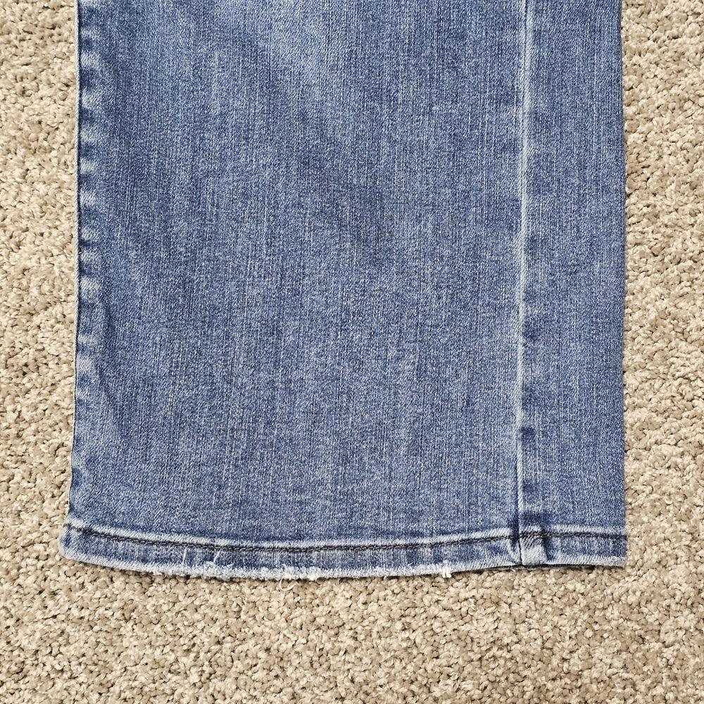 Judy Blue Jeans Size 15/32 Wide Leg Braided Side Seam Cropped High Rise JB88850 - Picture 4 of 10